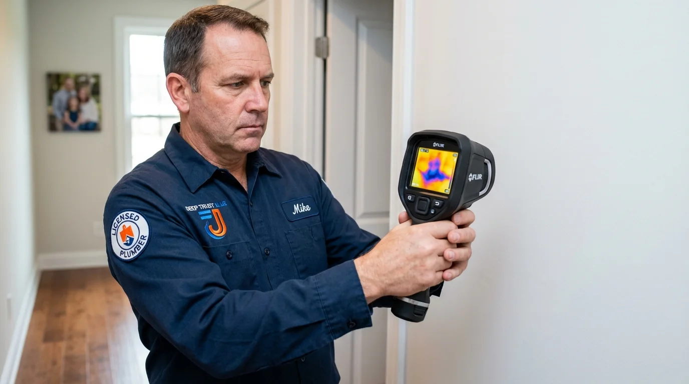 Thermal imaging leak detection by Johns Plumbing LLC in Horn Lake